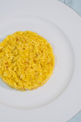 Portion of risotto