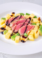 Mango avocado tuna