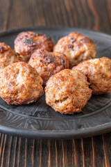 Portion of swedish meatballs