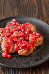 Swedish meatballs with lingonberry sauce