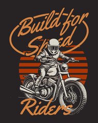 Rider Motorcycle Vector Art, Illustration and Graphic