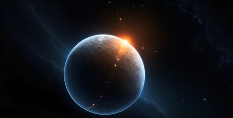 Obraz premium Solar system universe galaxy space planets poster background decoration. Graphic Art