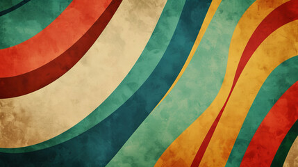 Obraz premium Vintage background with colored abstract stripes