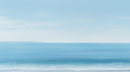 Fototapeta premium Minimalist Love Ocean Tranquil Elegance Background Ai Generative