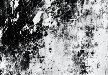 Black and white texture with grunge metal and dust scratch patterns.