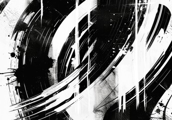 Black and white texture with grunge metal and dust scratch patterns.