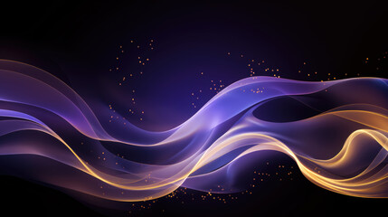 abstract waves. Generative ai