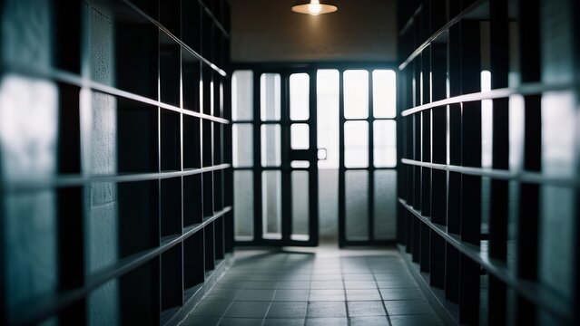 prison cell ai generated