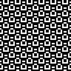 Seamless pattern. Figures, strokes ornament. Geometric background. Curves, rectangles wallpaper. Ethnic motif. Tiles, bars, shapes backdrop. Mosaic illustration. Digital paper, textile print, abstrac