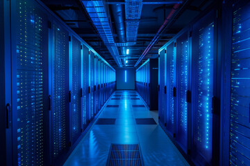 A Dynamic Snapshot of a Data Center in Full Swing - The Pulsating Core of Information Processing and High-Tech Operations