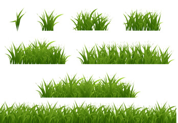 set of grass