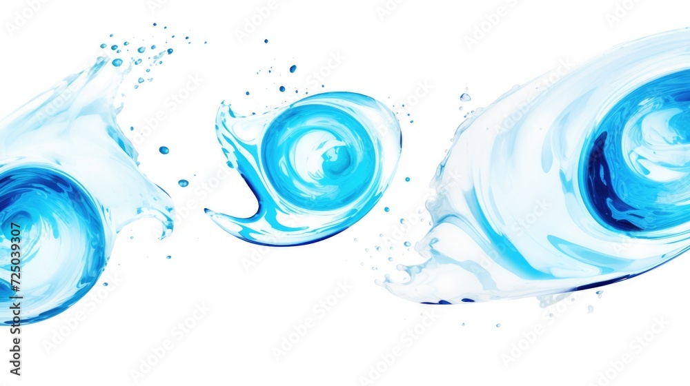 Poster a close-up view of a glass of water sitting on a white surface. perfect for illustrating concepts re