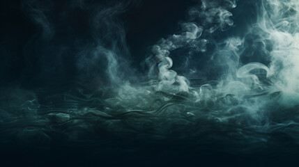 Fototapeta na wymiar smoke on the water background