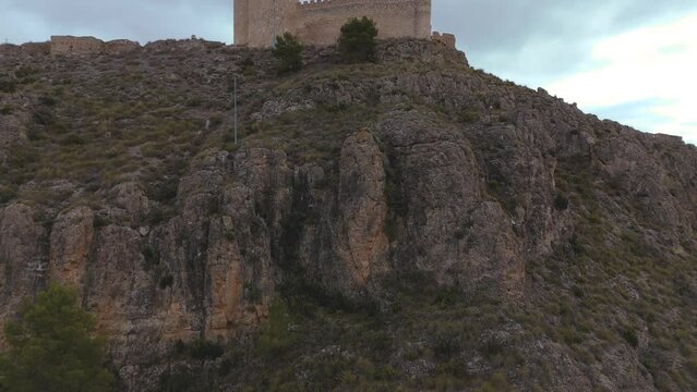 Aerial view of Jumilla, Region of Murcia, Spain