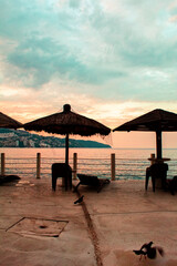 Sunrise in the beach