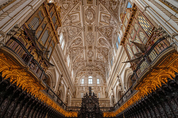 Mezquita – the great mosque of Cordoba, Spain.	