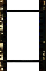 photo film strip iso 200, transparent spaces for own pictures 