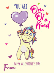 Printable Unicorn Valentine's Day Cards, Cute Classroom Valentine's Day Cards for Kids, Rainbow Magic Kids Valentines, Girls Valentines, Valentine cards for kids classrooms, Gift Tags