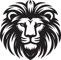 lion head silhouette