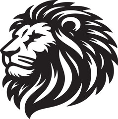 lion head silhouette