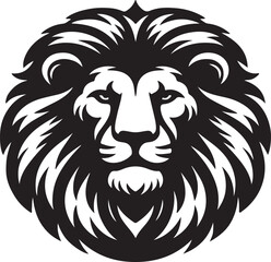 lion head silhouette