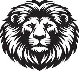 lion head silhouette