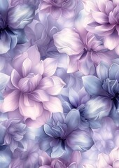 purple blue flowers arranged pattern background light grey backdrop petal pink gradient scheme platonic ideal duplicate colors synchronism