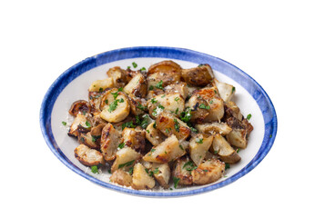 Homemade Roasted Jerusalem Artichoke Sunchokes with Garlic and Cheese