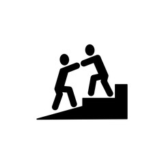 support concept line icon. Simple element illustration. support concept outline symbol design.