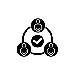 connection concept line icon. Simple element illustration. connection concept outline symbol design.