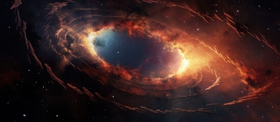astrology which depicts the explosion of a black hole - obrazy, fototapety, plakaty