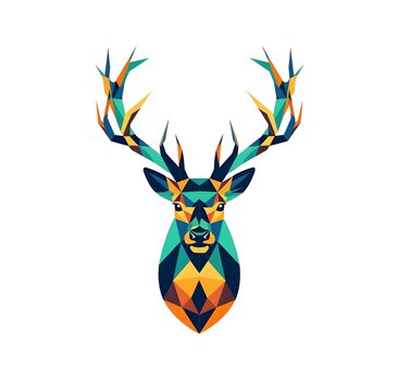 Deer Poligoal Logo