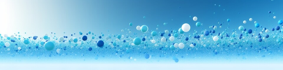 Global communications themed Banner background, of small particles, creating high-tech forms of communication, 