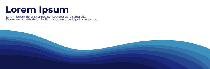 abstract swirl blue wave background vector illustration good for web banner, ads banner, booklet, wallpaper, background template, and advertising