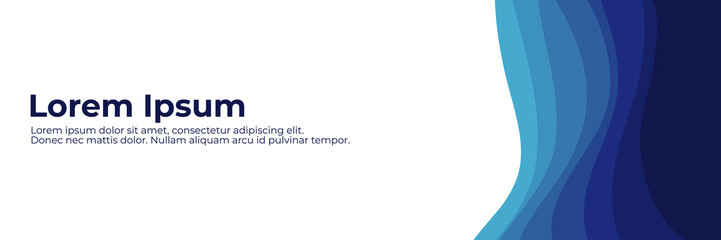 abstract swirl blue wave background vector illustration good for web banner, ads banner, booklet, wallpaper, background template, and advertising