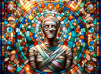 Stained glass Mummy