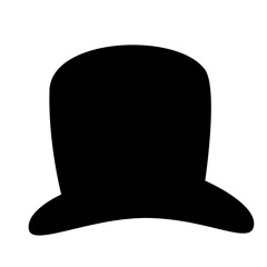 Flat hat icon