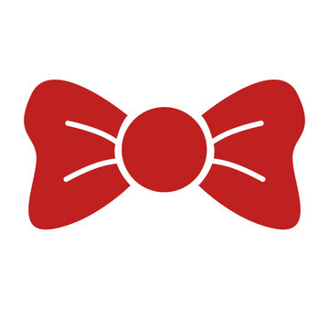 Flat bow icon