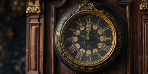 Close-up of Wall Clock