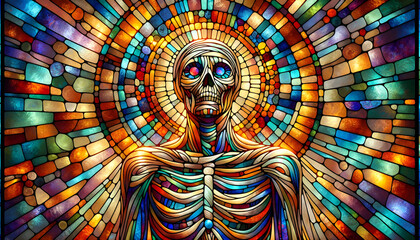 Stained glass Mummy