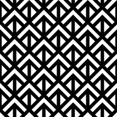 Seamless pattern. Triangles, chevrons ornament. Forms, angle brackets background. Simple shapes, curves wallpaper. Ethnic motif. Geometric backdrop. Textile print, web design, abstract.Vector artwork.