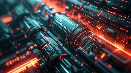 Abstract high tech background 