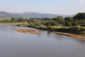 Afrikanischer Busch - Krügerpark - Crocodile River / African Bush - Kruger Park - Crocodile River /
