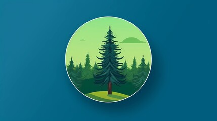 seamless background with coniferous branches pattern, coniferous, fir, 
