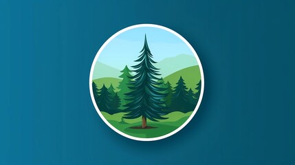 seamless background with coniferous branches pattern, coniferous, fir, 
