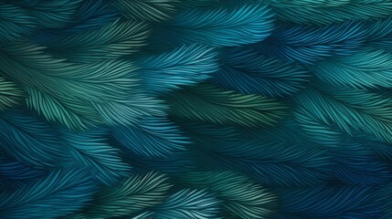 seamless background with coniferous branches pattern, coniferous, fir, 