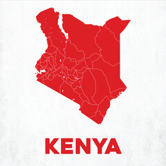 Detailed Kenya Map