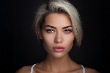 Naklejka premium portrait of a woman