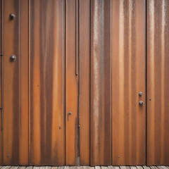 Corten rust metal material modern villa