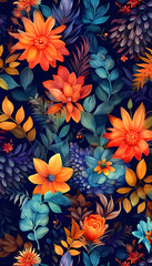 Watercolor Floral Pattern